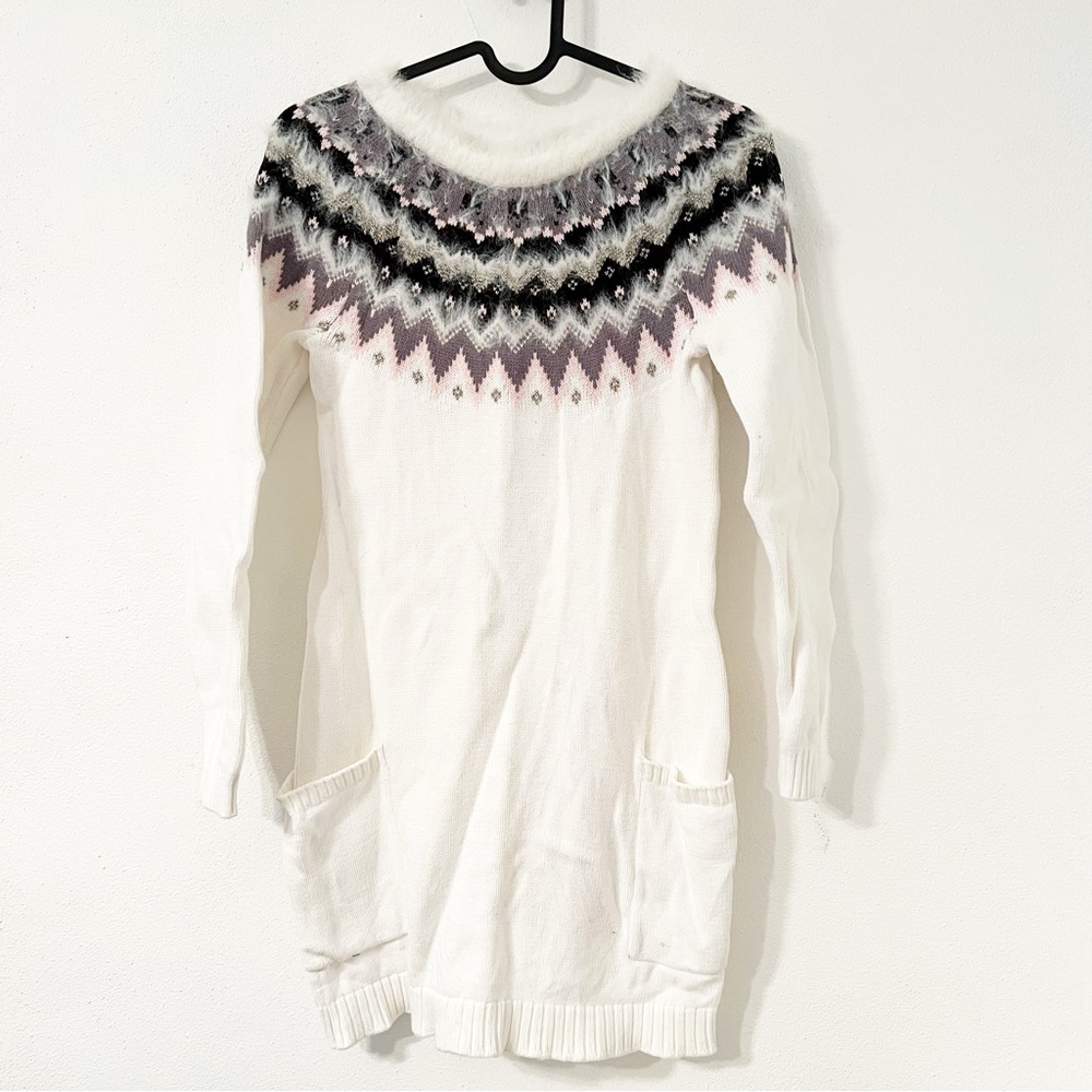 Gymboree Fair Isle Sweater Dress-Size- Large(10-12)